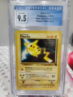 Pokemon TCG - CGC 9.5 - Pikachu 4 - Black Star Promo - WOTC - NM/M - Image 1