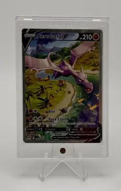 Aerodactyl V (Alternate Full Art) 180/196 Swsh11: Lost Origin Holo Pokemon - LP - Image 1
