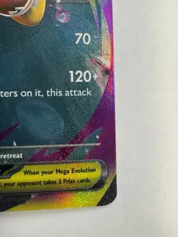Pokemon TCG: 2025 Mega Sharpedo EX 061/094-DOULE RARE-Phantasmal Flames - Image 3