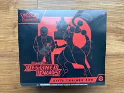 Pokemon TCG Destined Rivals Elite Trainer Box Factory Sealed - Image 1