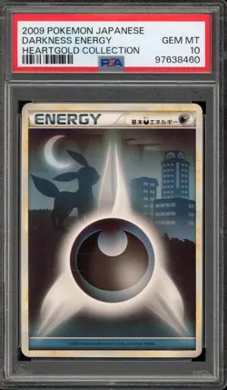 Pokemon Darkness Energy Umbreon HeartGold Coll. Japanese PSA 10 Gem Mint - Image 1
