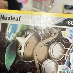 Pokemon Nuzleaf Crystal Guardians Holo 39/100 80 HP English TCG - Image 3