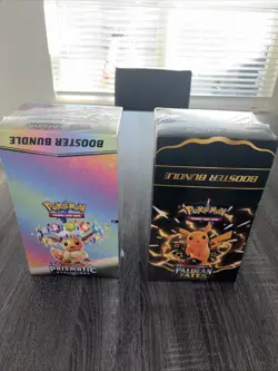 Pokemon TCG Paldean Fates & Prismatic Evolutions Booster Bundle Display Factory - Image 1