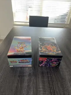 Pokemon TCG Paldean Fates & Prismatic Evolutions Booster Bundle Display Factory - Image 5