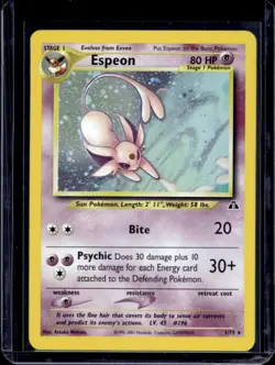 2001 Pokemon Neo Discovery Espeon Holo Rare #1/75 - Image 1