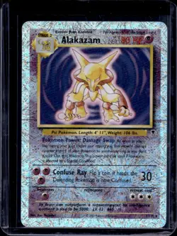 2002 Pokemon Legendary Collection Alakazam Reverse Holo #1/110 - Image 1