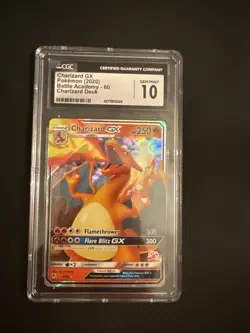 CGC 9.5/10 GEM MINT Charizard GX Battle Academy #60 9/68 2020 Pokemon PSA - Image 1