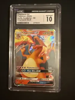 CGC 9.5/10 GEM MINT Charizard GX Battle Academy #60 9/68 2020 Pokemon PSA - Image 3