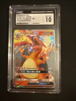 CGC 9.5/10 GEM MINT Charizard GX Battle Academy #60 9/68 2020 Pokemon PSA - Image 4