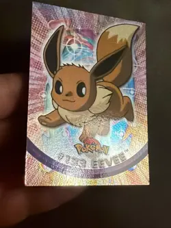 Pokemon 2000 Eevee #133 HOLO FOIL Topps TV Animation Edition Blue Label LP - Image 4