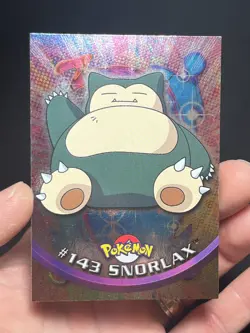 2000 Topps Pokemon TV Animation Series 3 FOIL #143 SNORLAX LP - Image 1