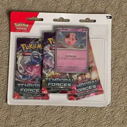 Pokemon TCG Temporal Forces 3 Pack Blister New Sealed - Image 1