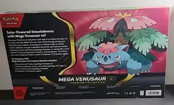 8 Booster Packs Inside POKEMON MEGA VENUSAUR EX PREMIUM COLLECTION BOX SEALED - Image 2