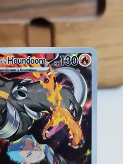 Pokemon TCG Destined Rivals Team Rocket's Houndoom 191/182 Illustrator Full Art - Image 3