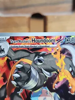 Pokemon TCG Destined Rivals Team Rocket's Houndoom 191/182 Illustrator Full Art - Image 4