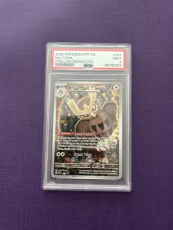 2024 Pokemon Stellar Crown ETB Promo Noctowl #141 PSA 9 - Image 1