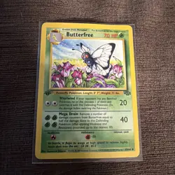 Pokemon Jungle Uncommon Butterfree 1st Edition #33/64 - Image 1