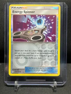 Energy Spinner 170/214 Reverse Holo Pokemon 2019 SM Unbroken Bonds LP - Image 1