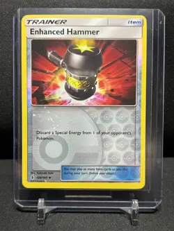 Enhanced Hammer 124/145 Reverse Holo Pokemon 2017 SM Guardians Rising - LP - Image 1