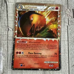 Pokemon Typhlosion Prime HGSS09 Black Star Promo Holo - MP - Image 2