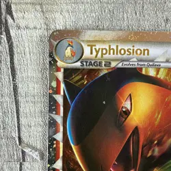 Pokemon Typhlosion Prime HGSS09 Black Star Promo Holo - MP - Image 3