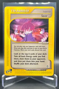 Pokemon TCG Aquapolis SEER Regular, Uncommon - 133/147 - Image 1