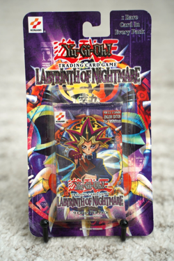 2002 Yugioh LON 1st Edition Labyrinth of Nightmare Blister Pack Sealed TCG - Image 1