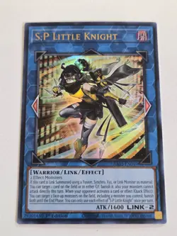 S:P Little Knight RA03-EN049 Ultra Rare Yugioh Quarter Century Bonanza Mint - Image 1