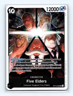 2025 One Piece Carrying On His Will Five Elders #OP13-082 - Image 1
