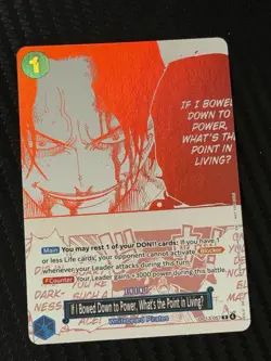 If I Bowed Down to Power OP13-057 - 3rd Anniversary Treasure Campaign Pack Promo - Image 1