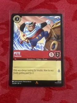 Disney Lorcana Azurite Sea - Pete - Freebooter | 122/204 | NM | Rare - Image 1