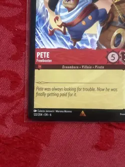 Disney Lorcana Azurite Sea - Pete - Freebooter | 122/204 | NM | Rare - Image 4