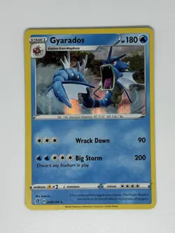Pokemon Gyarados TCG Rebel Clash Holo Card 040/192 Rare - Image 1