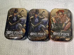 ONE PIECE CARD GAME - TIN PACK Lot Of 3 Tins Set VOL. 2 - Image 1