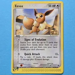 Eevee 63/100 Sandstorm Pokemon Card E Series Common Non-Holo - Image 1