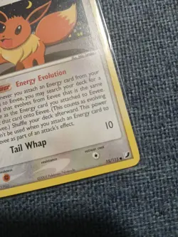 NM Pokemon EEVEE Card EX UNSEEN FORCES Set 55/155 - Image 4