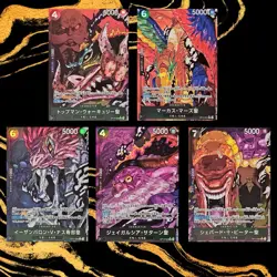 5 Card Five Elders OP13-084 091 089 080 083 Carrying On His Will Foil One Piece - Image 1
