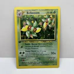 Pokemon TCG Bellossom Neo Genesis Holo Unlimited Rare Card 3/111 1st Edition - Image 1