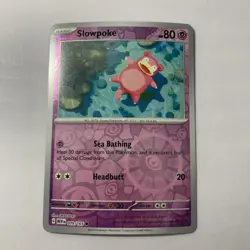 Slowpoke Common Reverse Holo Scarlet & Violet 151 Pokemon TCG Card 079/165 - Image 1