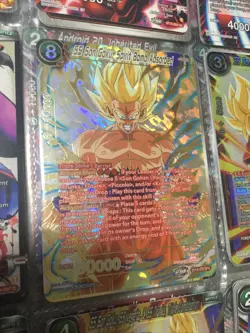 SS SON GOKU SPIRIT BOMB ABSORBED BT19-008 SPR Fighters Ambition NM Card DBS CCG - Image 1