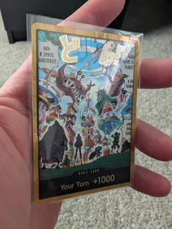DON!! Card (Egghead) (Gold) DON!! The Azure Sea's Seven One Piece English OP14 - Image 2