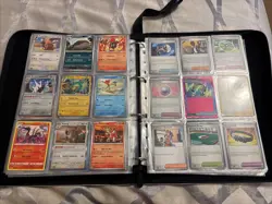 Binder Pokemon Card Collection Mixed Holos Rares Commons Uncommons Reverse ~800 - Image 5