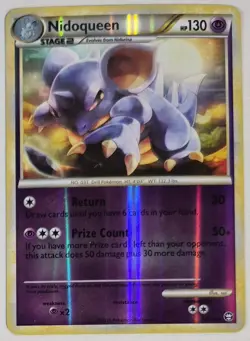 Nidoqueen Pokemon Triumphant 28/102 Reverse Holo Pokemon Card #28 - Image 3