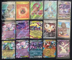 Pokemon Cards Lot Of 15 - Ultra Rare - Full Art Empoleon 114 - Gold Fire Energy - Image 1