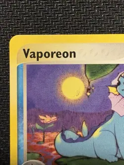 Pokemon TCG Vaporeon EX Sandstorm Rare 25/100 2003 Cute Card LP - Image 2