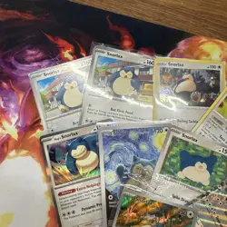 Pokemon Snorlax 10 Card Lot Sealed 151 ETB Promo SVP 051 Holo + EX Holo Rising - Image 4
