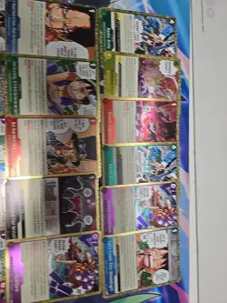 One Piece Holo Gold Card Lot Of 17 Cards - Image 2