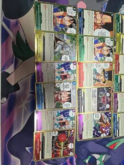 One Piece Holo Gold Card Lot Of 17 Cards - Image 4