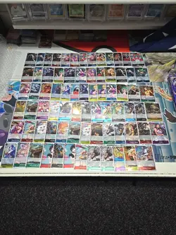 One Piece Holo Card Lot Of 76 - Image 1