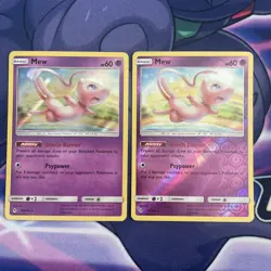 Pokemon Unbroken Bonds Mew Reverse Holo & Holo Rare Cards 76/214 NM - Image 1